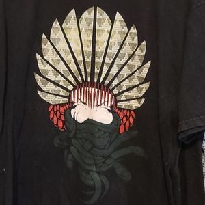 Mens large crooks and castles t shirt